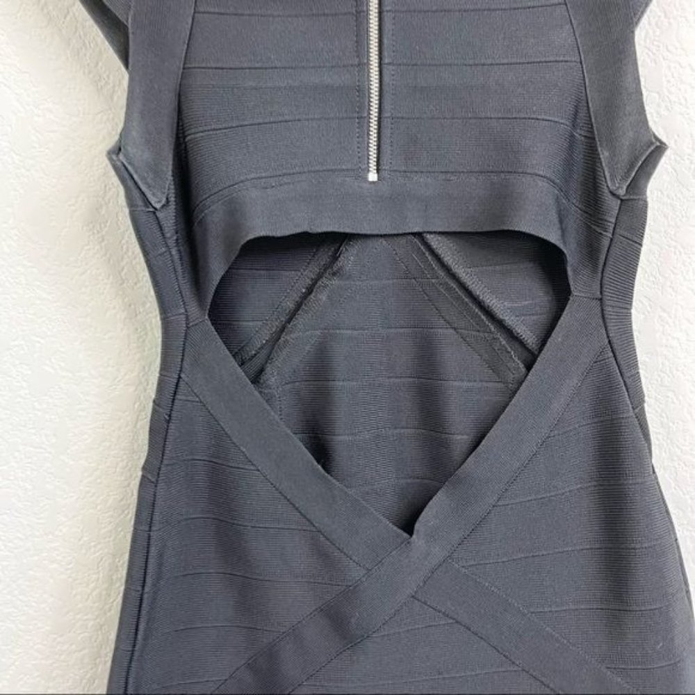 GUESS Marciano Kimberly Cap Sleeve Cutout Bandage Dress - Picture 4 of 7